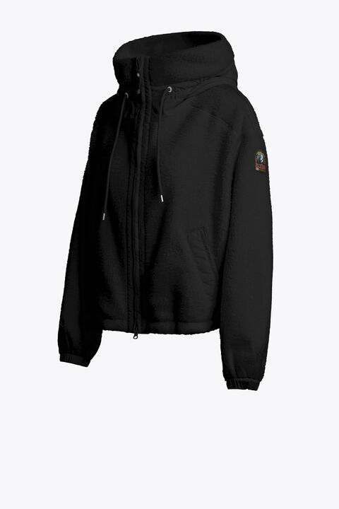 Parajumpers KISHA NO EMBRO - HOODED FLEECE  26WMPWFLQS41P78B071
