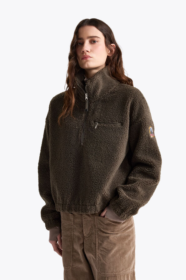 Parajumpers HONKA - HALF-ZIP SWEATSHIRT  26WMPWFLPF34P640218