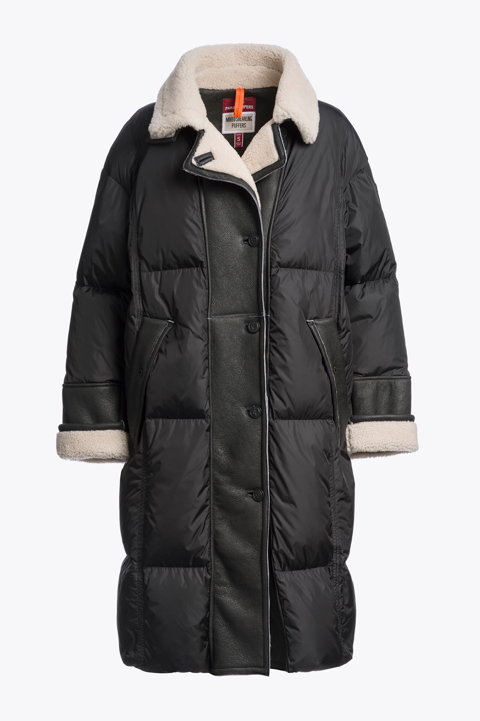 VELNA - LONG PUFFER OFF BLACK - BLACK | Parajumpers®