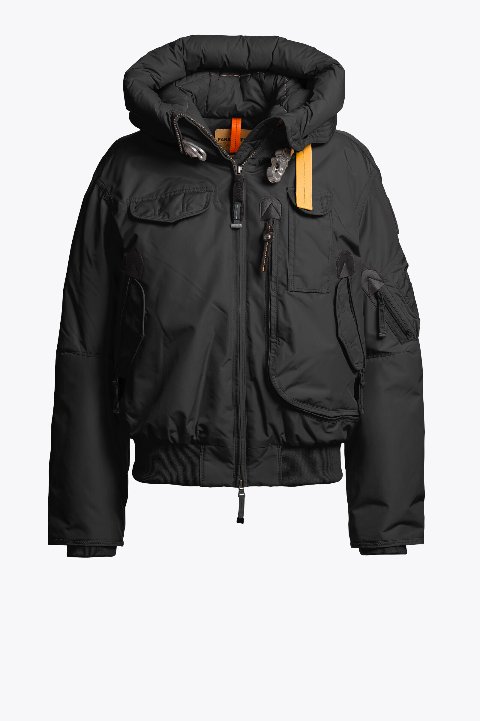 GOBI - HOODED BOMBER BLACK | Parajumpers®