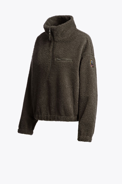 Parajumpers HONKA - HALF-ZIP SWEATSHIRT  26WMPWFLPF34P640218