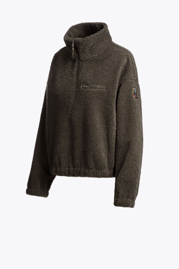 Parajumpers HONKA - HALF-ZIP SWEATSHIRT  26WMPWFLPF34P640218