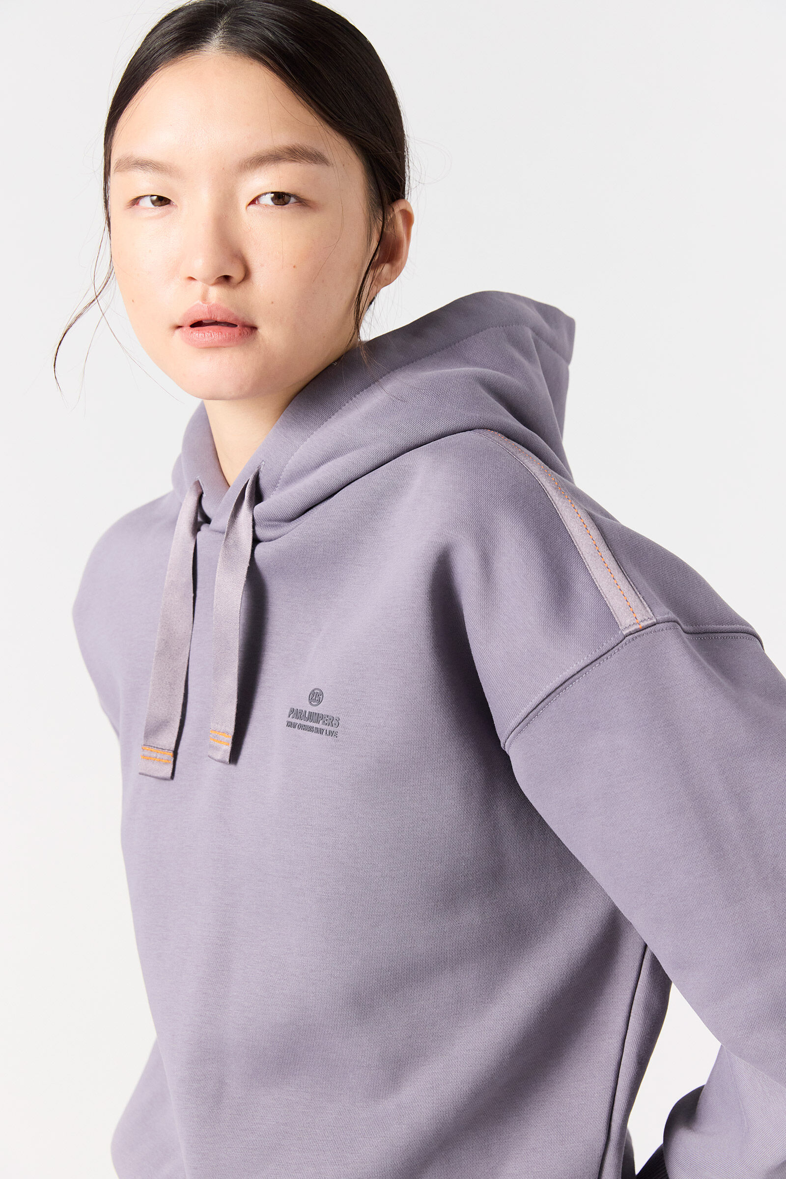 SABRI - HOODED SWEAT RABBIT GREY | Parajumpers®