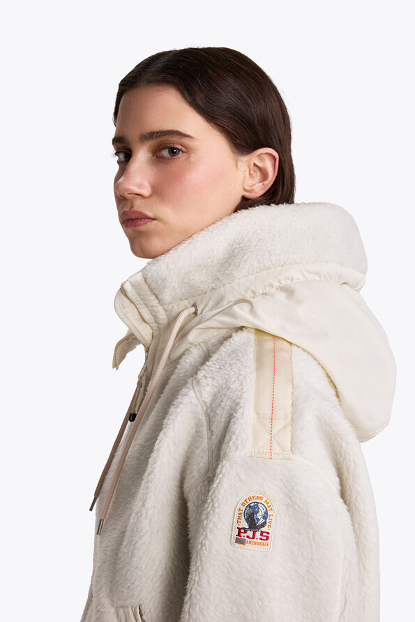 Parajumpers KISHA NO EMBRO - HOODED FLEECE  26WMPWFLQS41P78B071