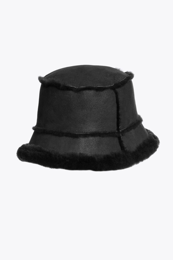 Parajumpers LYLLIS - SHEARLING BUCKET HAT  26WMPABUHA31PAO0541