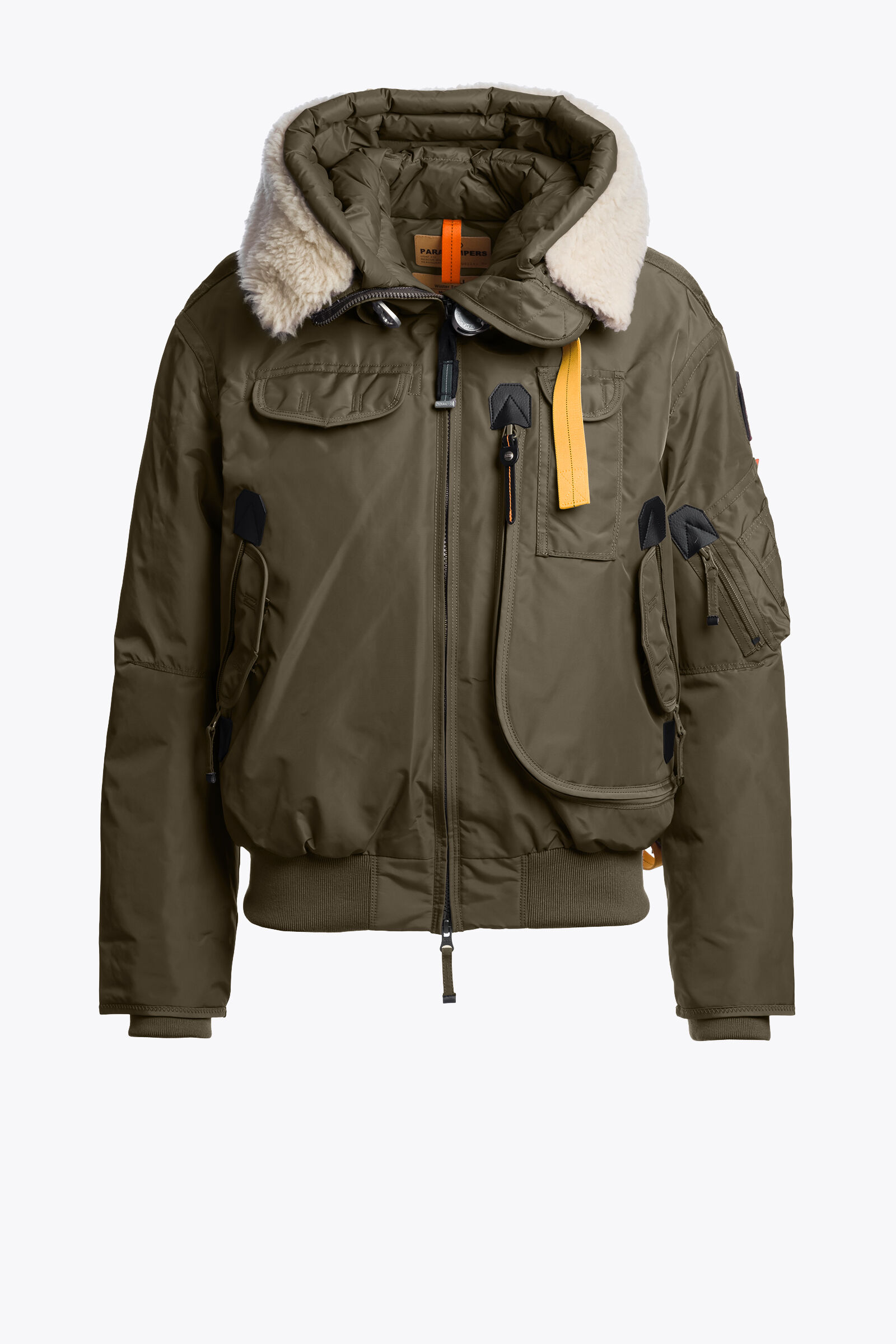 GOBI S. - HOODED BOMBER OLIVE GREY | Parajumpers®
