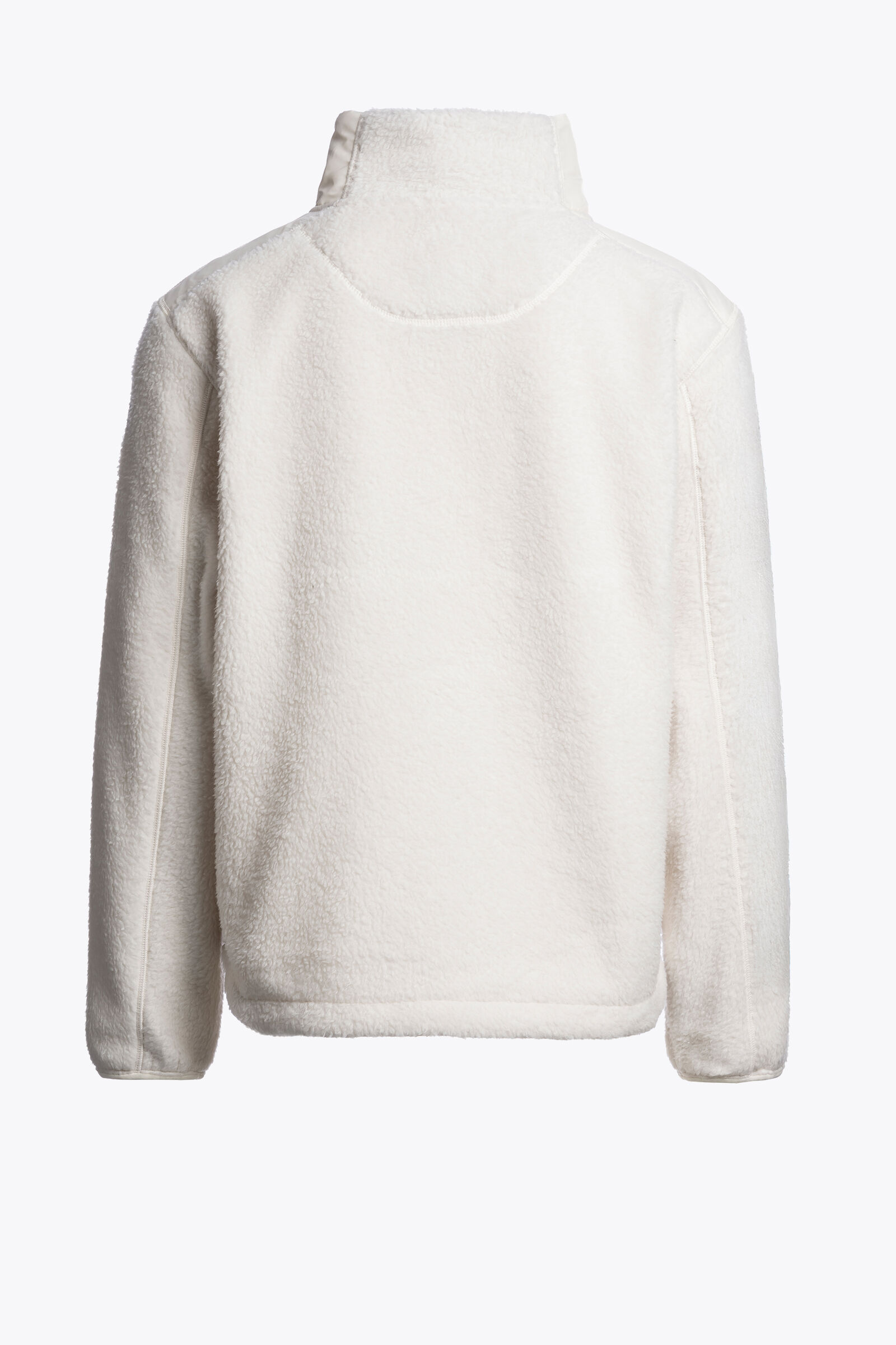 BERGEN NO EMBRO - HALF-ZIP FLEECE WARM IVORY | Parajumpers®