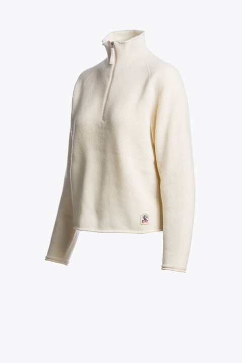 Parajumpers CINERARIA - HALF-ZIP SWEATER  26WMPWKNNK32P730132