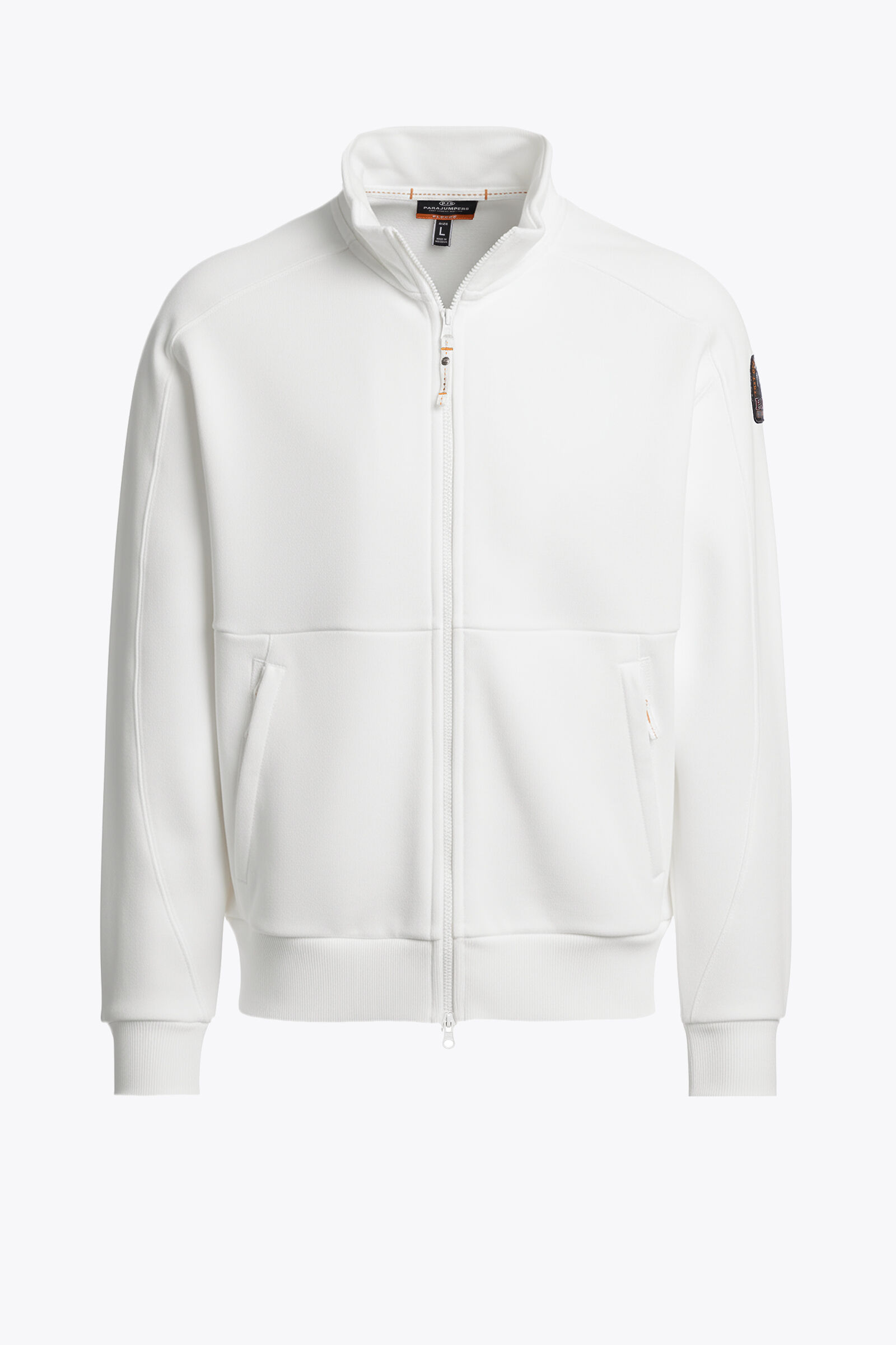 epine é frill zip sweat blouson white SPIKE - FULL-ZIP SWEAT STAR WHITE | Parajumpers®