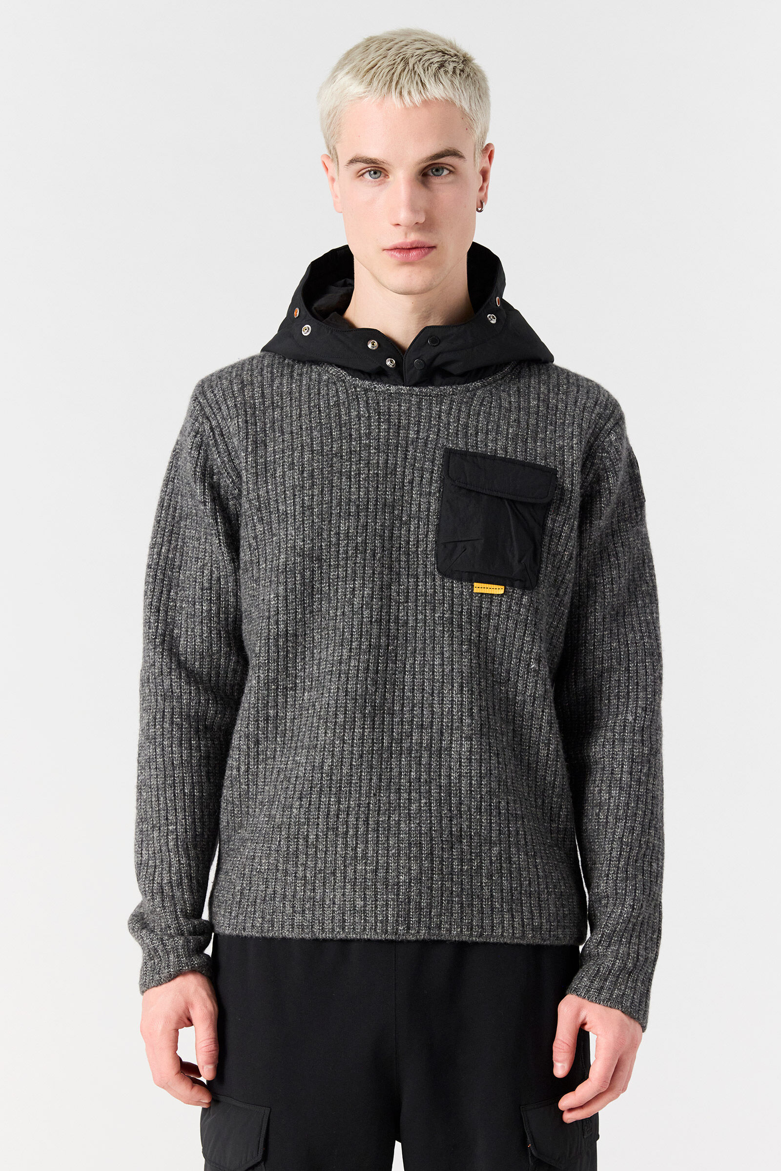 トップス 24SS nagonstans hooded knit parker 24SS nagonstans hooded knit parker