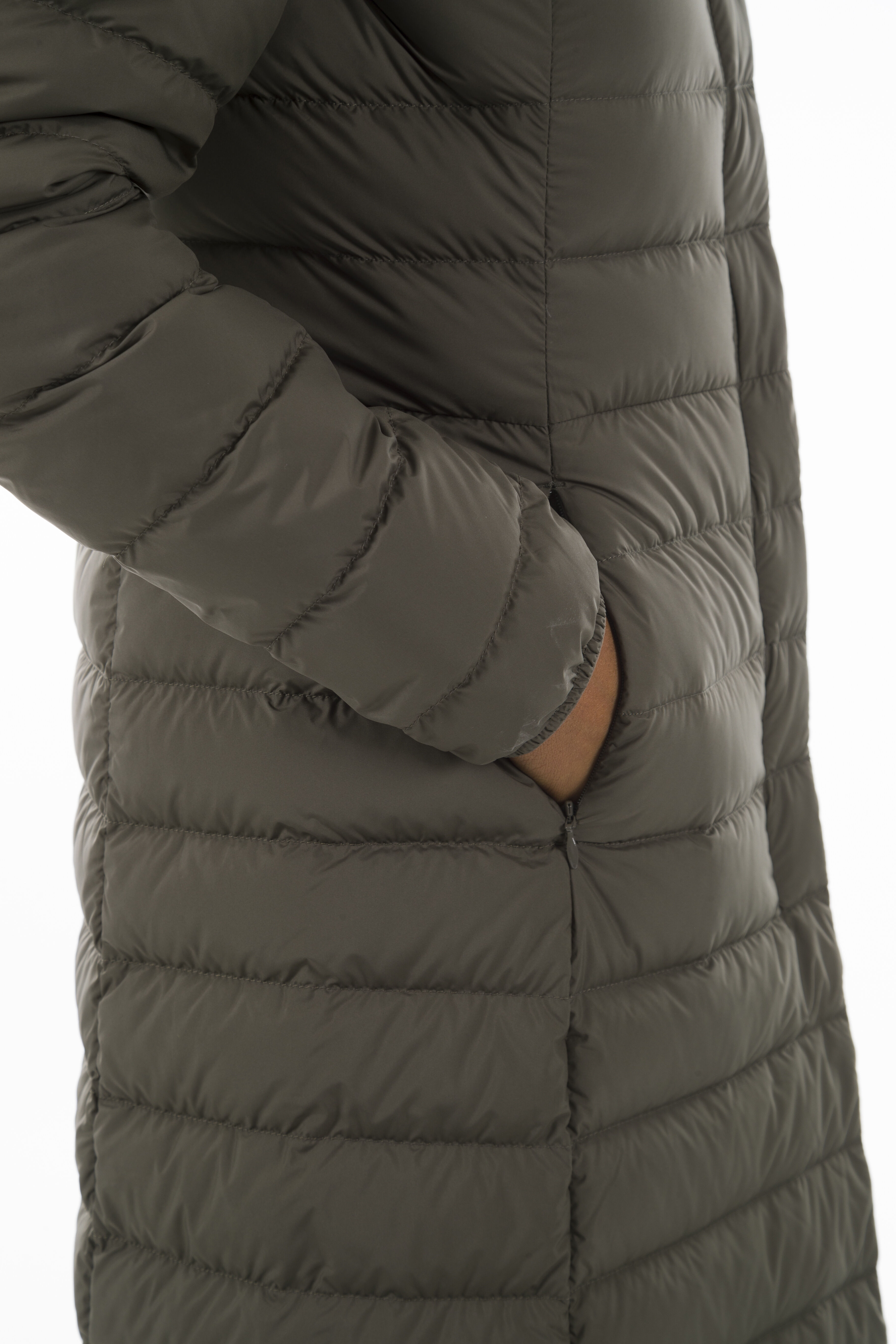 OMEGA Long Puffers in TAGGIA OLIVE | Parajumpers®