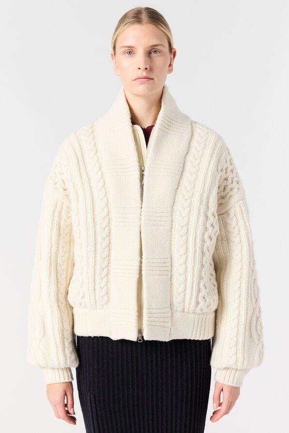 Parajumpers NEZUKO - FULL-ZIP CARDIGAN  25WMPWHYAK31PE30775