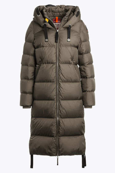 PANDA - LONG DOWN JACKET TAGGIA OLIVE | Parajumpers®