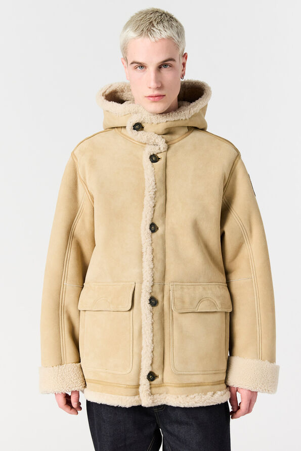 Parajumpers KIEFER SPECIAL - SHEARLING JACKET  25WMPMJKSE03P050115