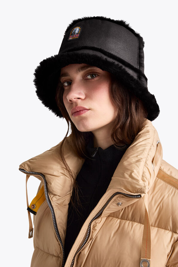 Parajumpers LYLLIS - SHEARLING BUCKET HAT  26WMPABUHA31PAO0541