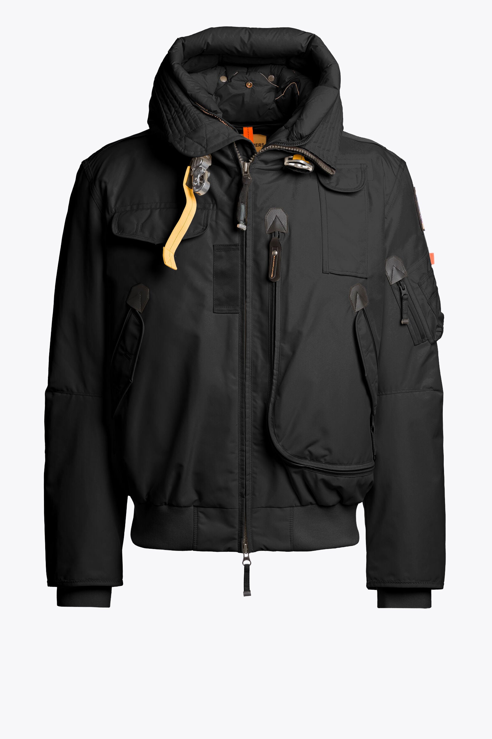 GOBI - HOODED BOMBER BLACK | Parajumpers®