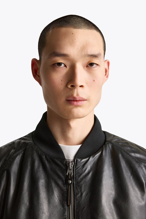 Parajumpers MORVIN - LEATHER BOMBER  26WMPMJKLE03P040541