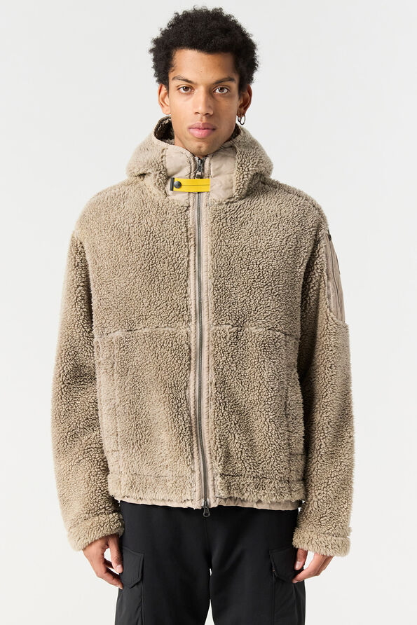 Parajumpers CAMAGLIO - CURLY FLEECE HOODIE  25WMPMFLPY01P520772