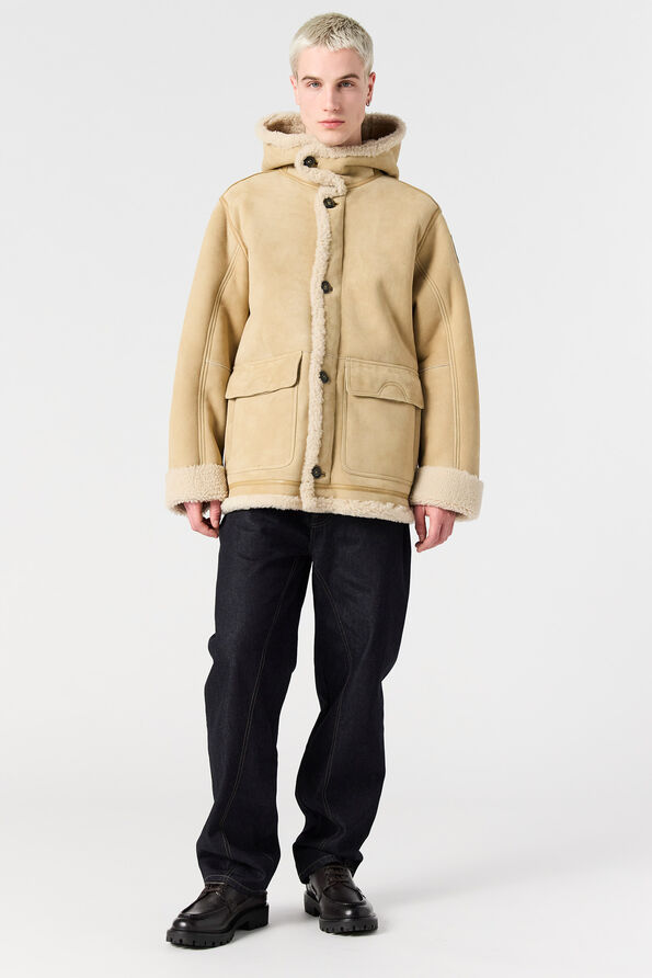 Parajumpers KIEFER SPECIAL - SHEARLING JACKET  25WMPMJKSE03P050115