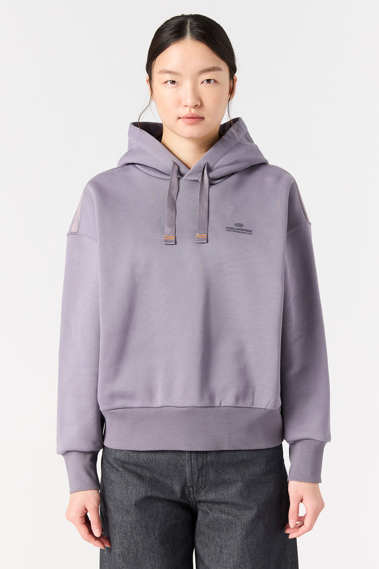 SABRI - HOODED SWEAT RABBIT GREY | Parajumpers®