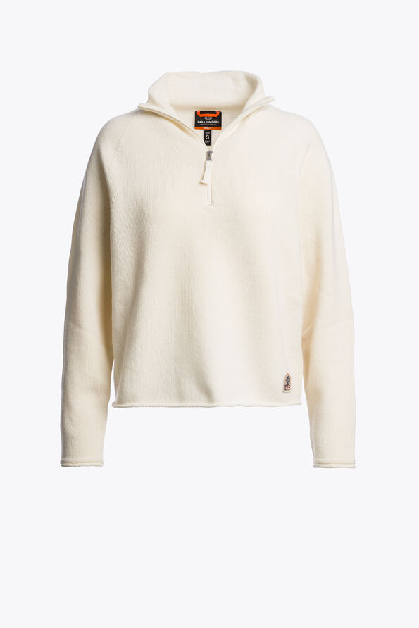 Parajumpers CINERARIA - HALF-ZIP SWEATER  26WMPWKNNK32P730132