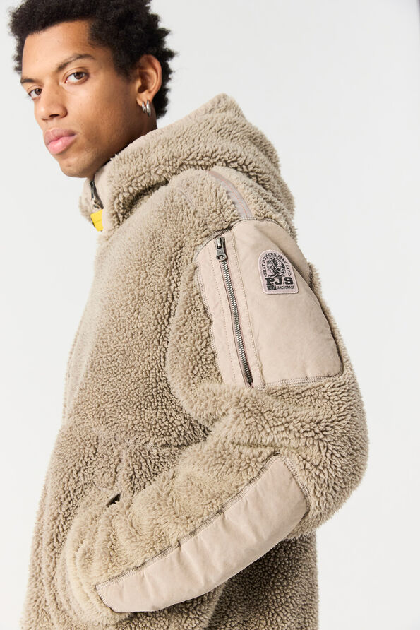 Parajumpers CAMAGLIO - CURLY FLEECE HOODIE  25WMPMFLPY01P520772