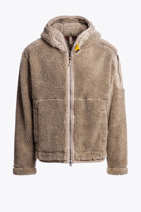 Parajumpers CAMAGLIO - CURLY FLEECE HOODIE  25WMPMFLPY01P520772