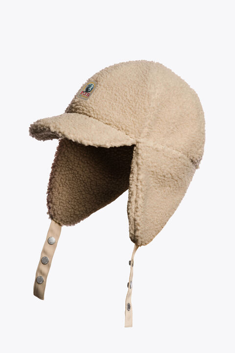 Parajumpers VEVEY - CURLY FLEECE JOCKEY HAT  26WMPAHAHA41PAN0253