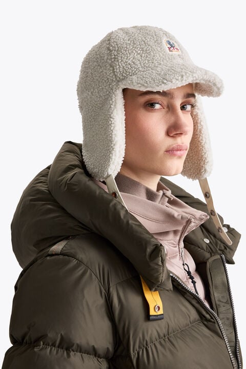 Parajumpers VEVEY - CURLY FLEECE JOCKEY HAT  26WMPAHAHA41PAN0131