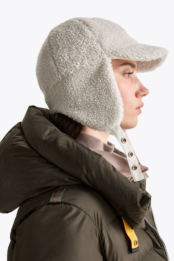 Parajumpers VEVEY - CURLY FLEECE JOCKEY HAT  26WMPAHAHA41PAN0131