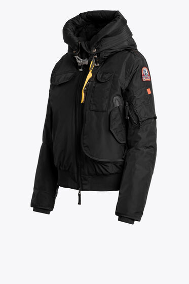 GOBI - HOODED BOMBER BLACK | Parajumpers®