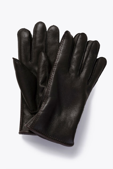 Parajumpers WUNCAR - SHEARLING GLOVES  26WMPAGLGL14PAP0541