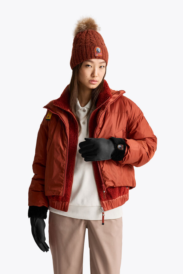 Parajumpers GINDAL - SHEARLING GLOVES  26WMPAGLGL13PAO0541