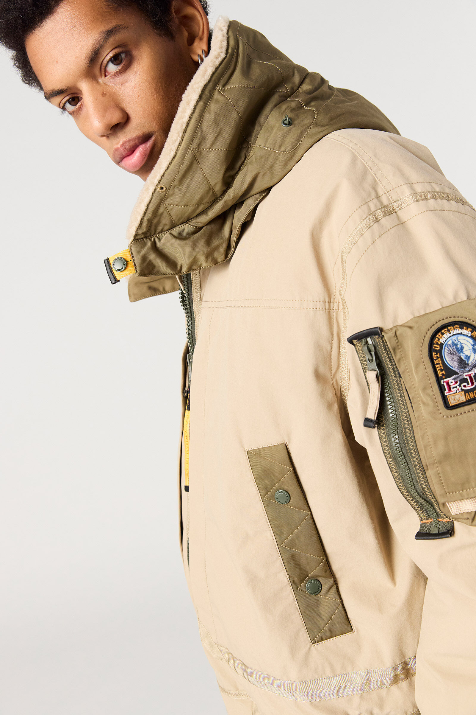 GOLD B. - HOODED BOMBER SUNKISSED - EARTH | Parajumpers®