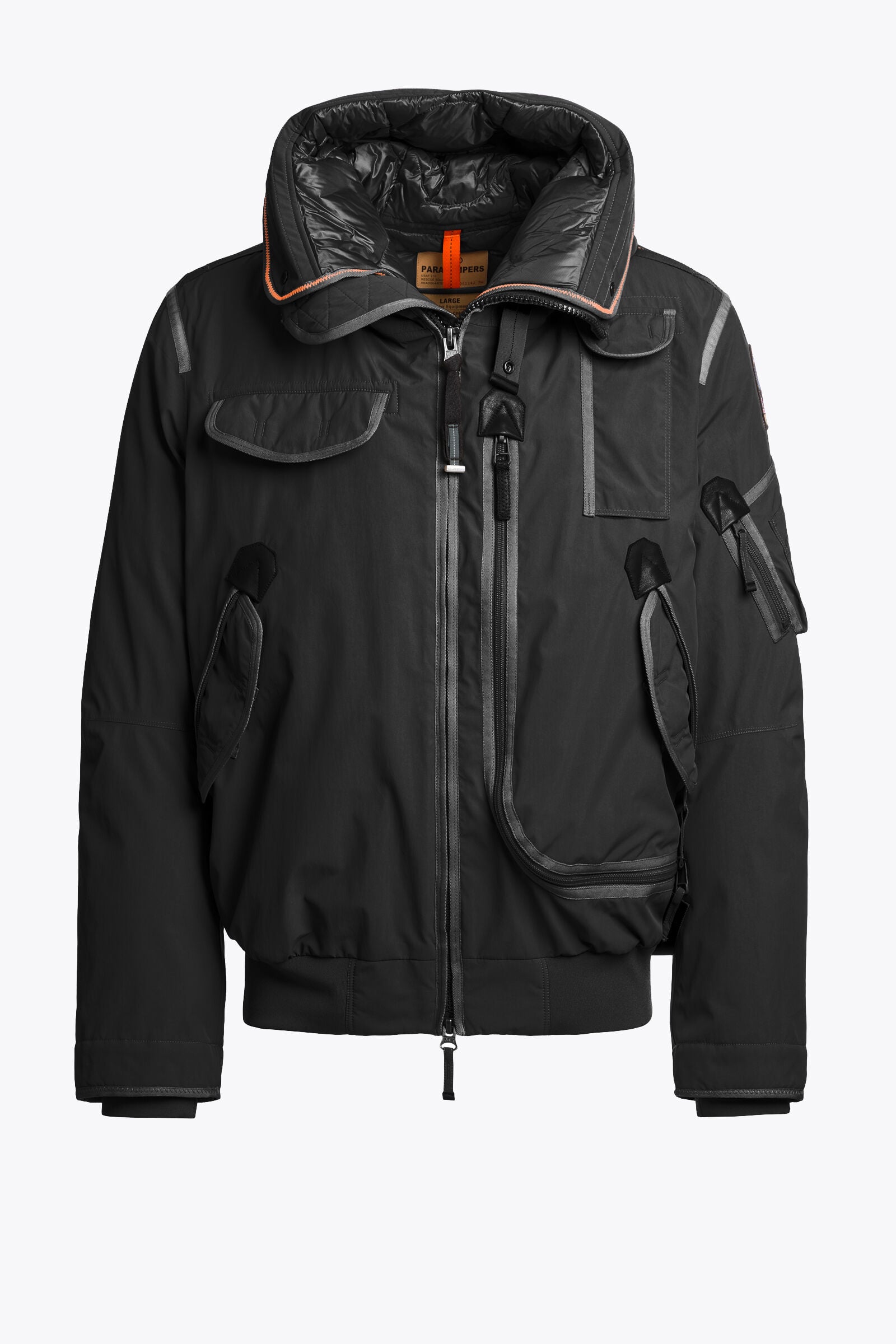 GOBI LIGHT - HOODED BOMBER BLACK | Parajumpers®