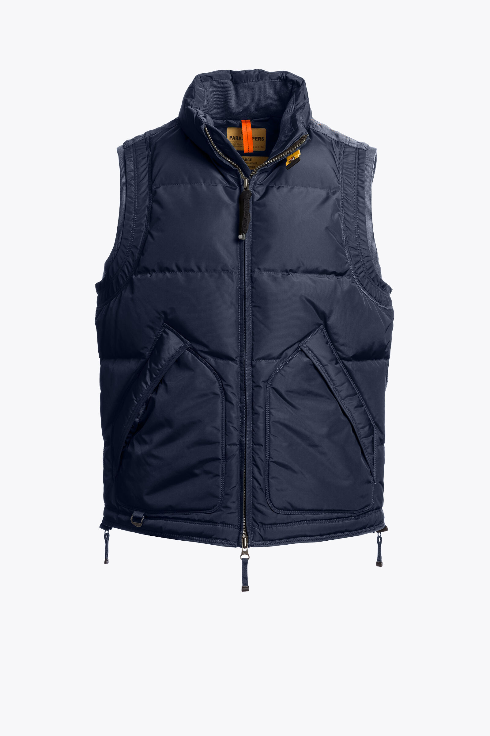 ジャケット・アウター PARAJUMPERS MASTERPIECE SERIES vest navy KOBUK - DOWN VEST BLUE NAVY | Parajumpers®