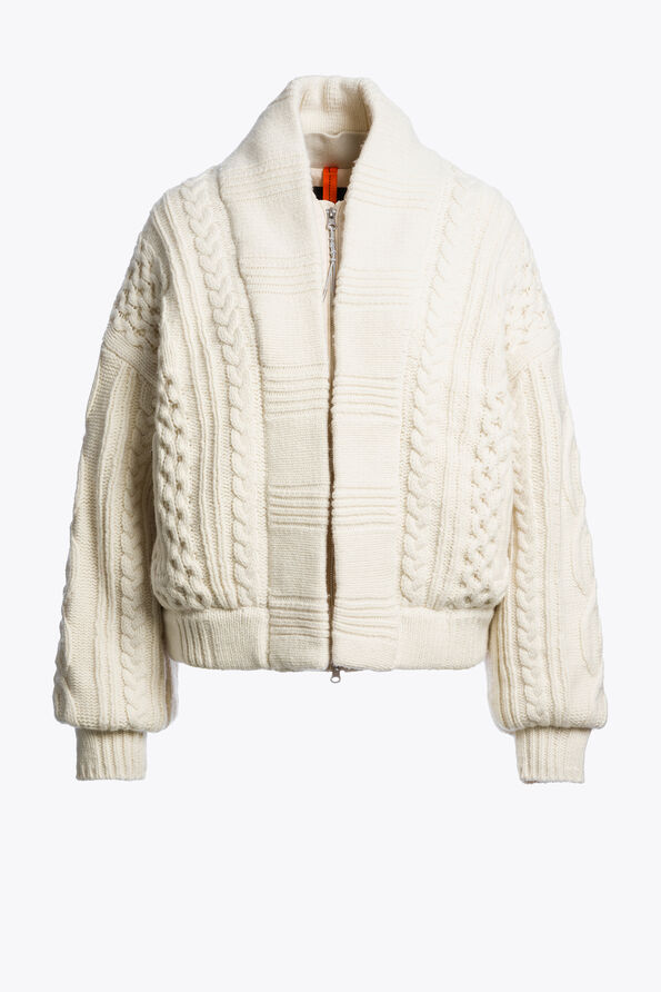 Parajumpers NEZUKO - FULL-ZIP CARDIGAN  25WMPWHYAK31PE30775