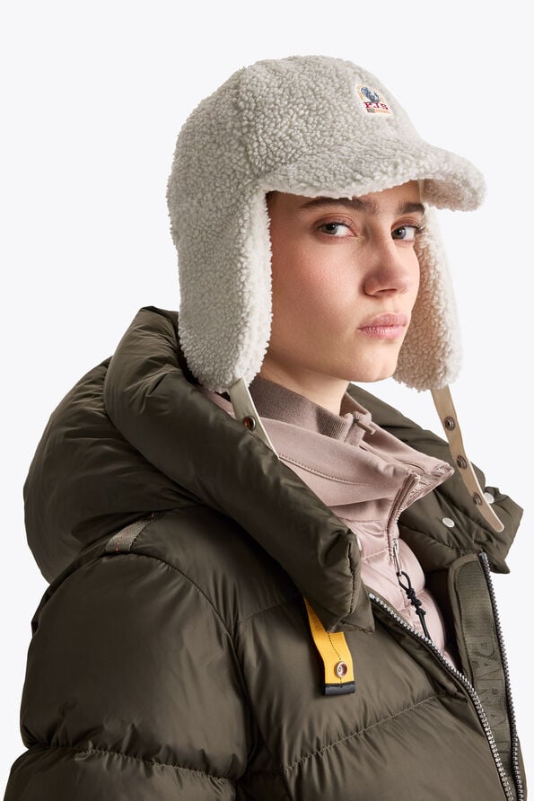 Parajumpers VEVEY - CURLY FLEECE JOCKEY HAT  26WMPAHAHA41PAN0541