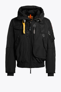 GOBI - HOODED BOMBER BLACK | Parajumpers®