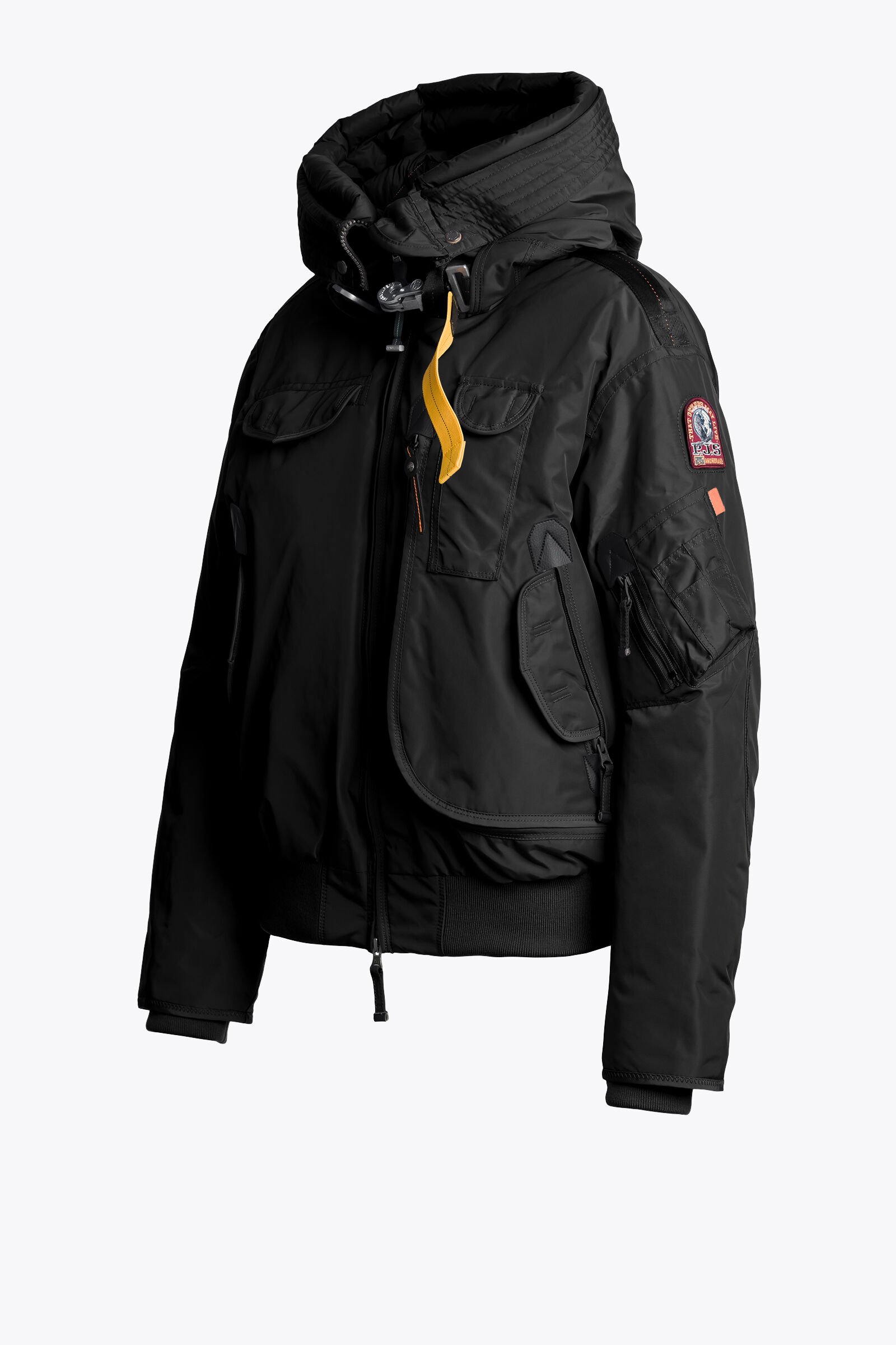 GOBI - HOODED BOMBER BLACK | Parajumpers®