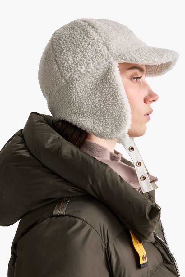 Parajumpers VEVEY - CURLY FLEECE JOCKEY HAT  26WMPAHAHA41PAN0541