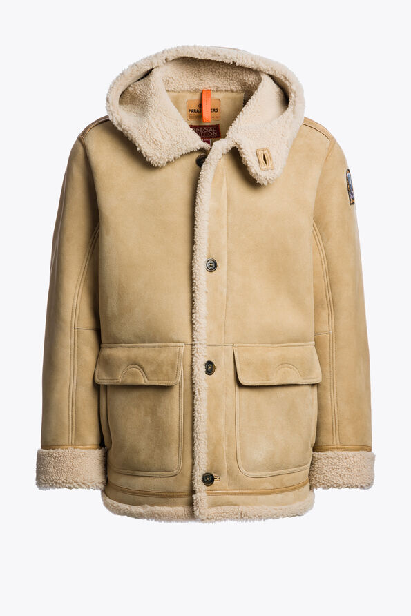 Parajumpers KIEFER SPECIAL - SHEARLING JACKET  25WMPMJKSE03P050115
