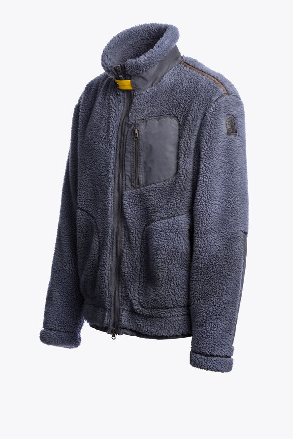 Parajumpers KIMBALL - CURLY FLEECE FULL-ZIP SWEAT  25WMPMFLPY02P520316