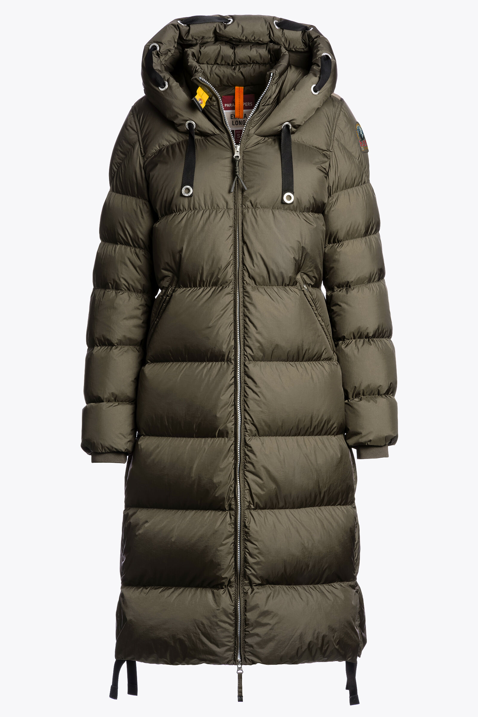 PANDA - LONG DOWN JACKET OLIVE GREY | Parajumpers®