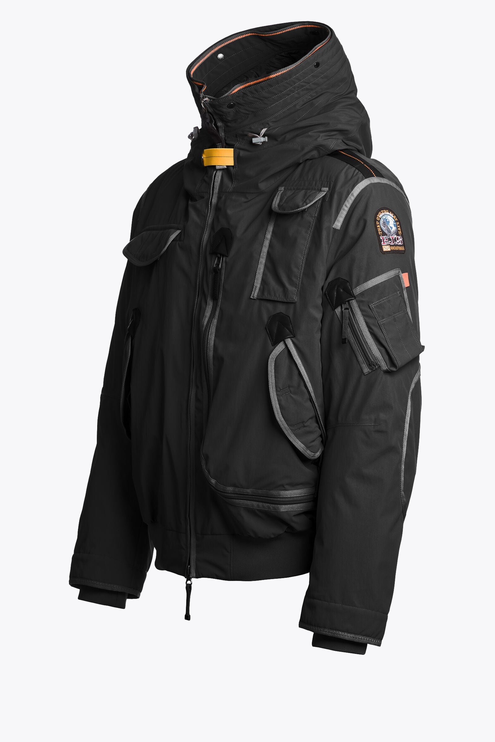 GOBI LIGHT - HOODED BOMBER BLACK | Parajumpers®