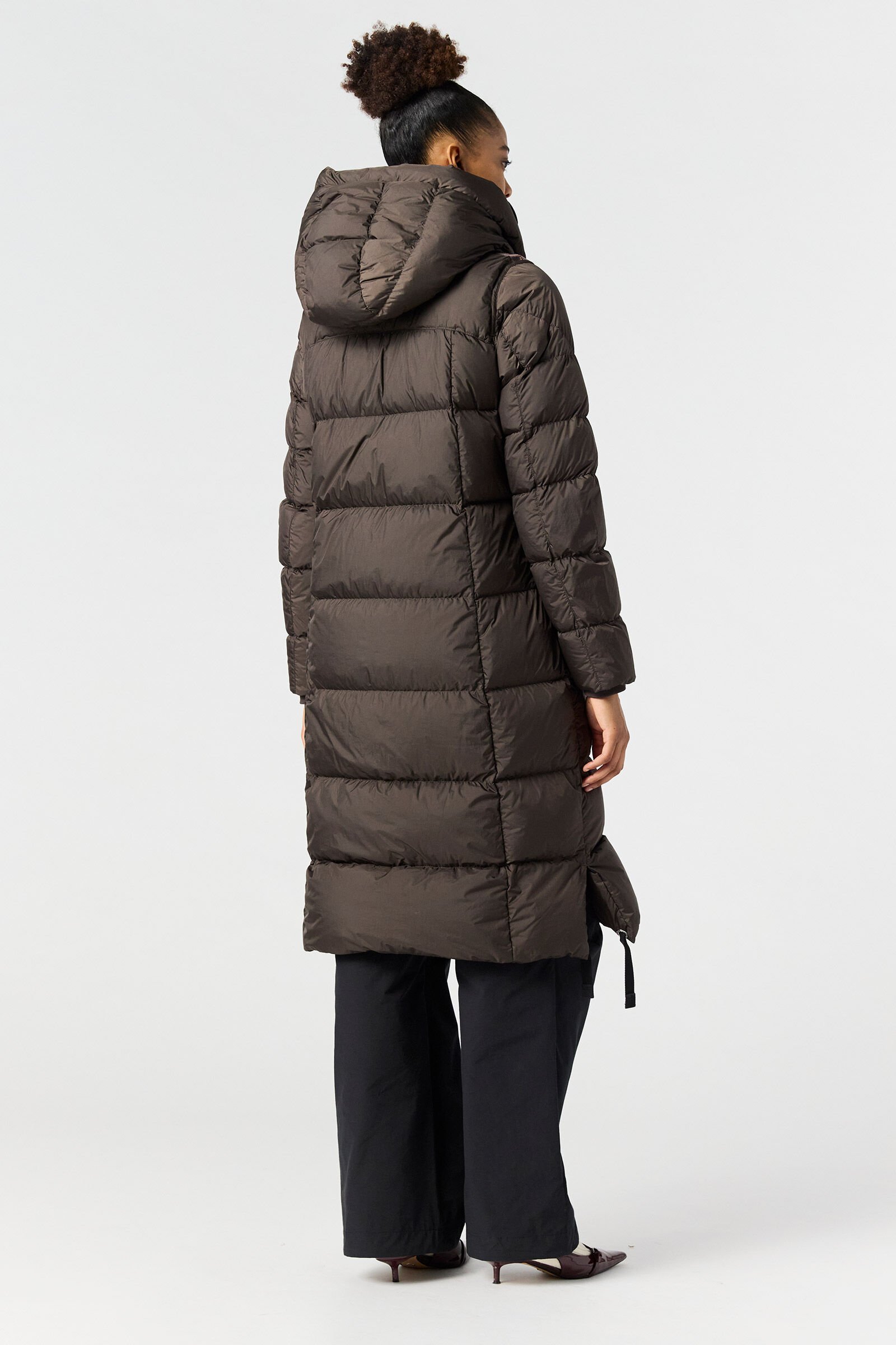 PANDA - LONG DOWN JACKET BLACK | Parajumpers®